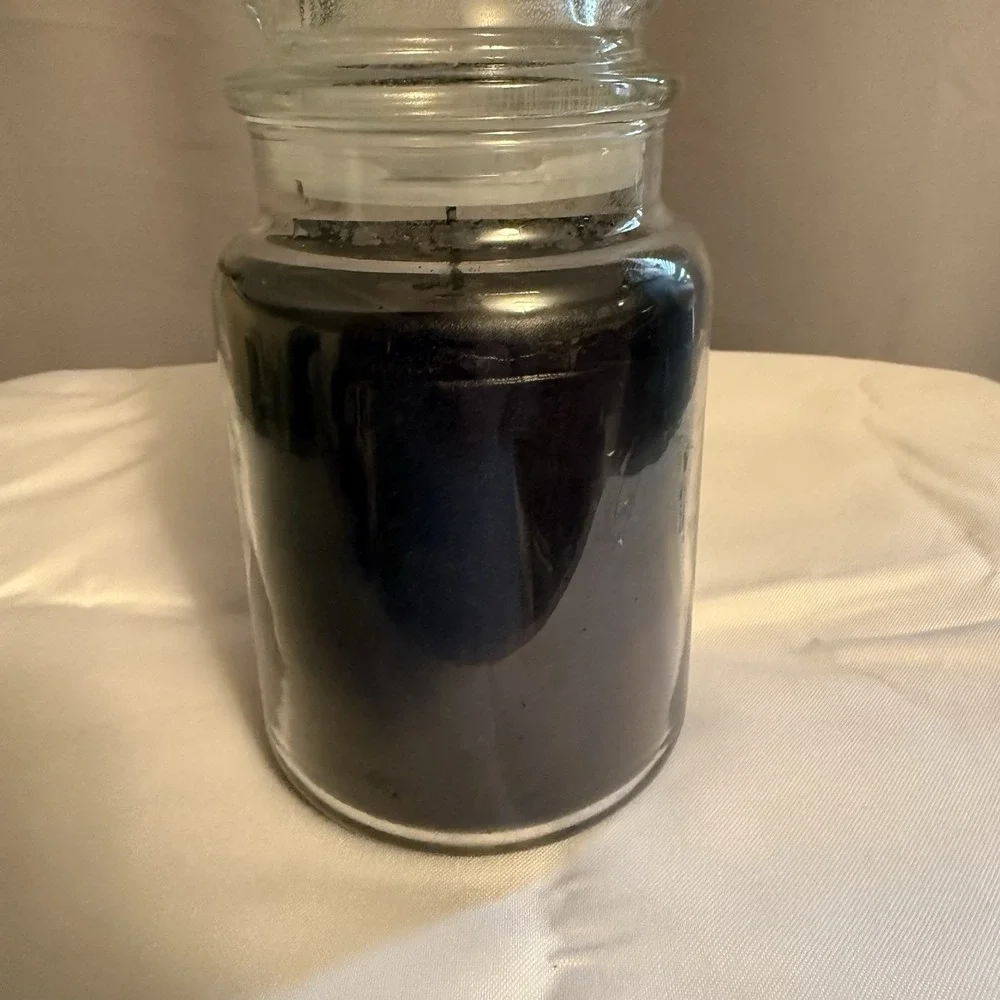 YANKEE CANDLE Frightful Fragrances WICKED Large JAR New HALLOWEEN Licorice Black